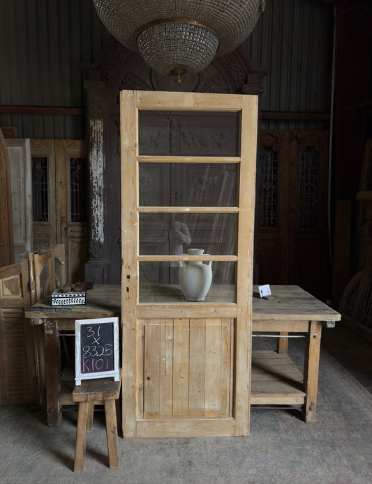 4 Lite Antique Glass Single Door - 31x83.25 K101