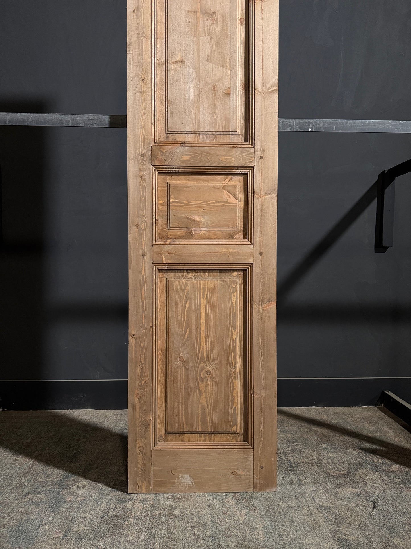 Handcrafted 3 Panel Solid Single Door - 24x96 - N215