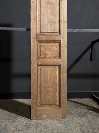 Handcrafted 3 Panel Solid Single Door - 24x96 - N215