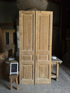 Solid Antique French Pair - 43.5x97.5 J556