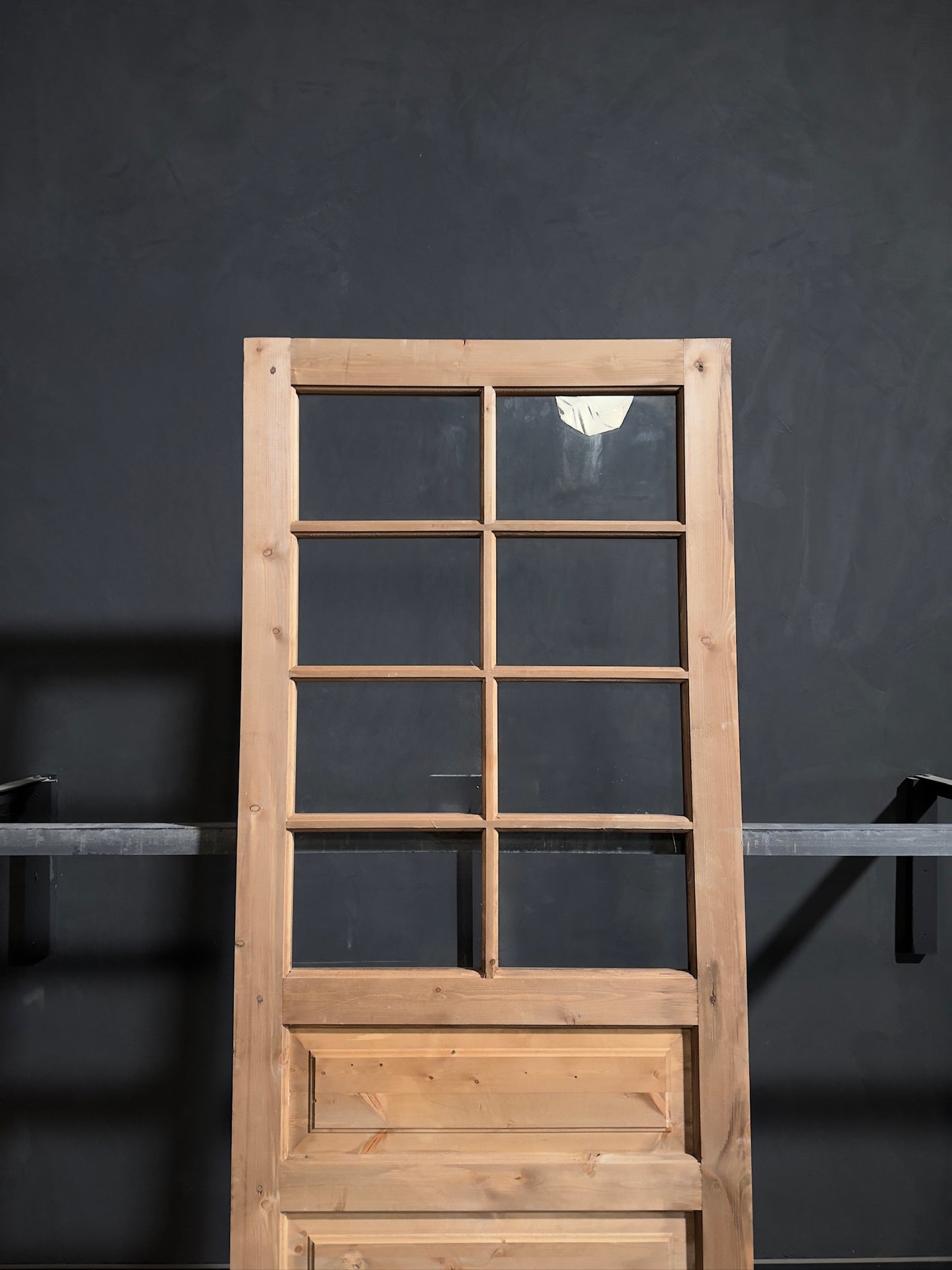 Handcrafted 8 Lite Single Glass Door - 36x96 - N211