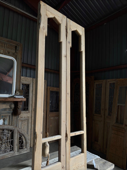 Slim Glass Antique French Doors - 25.5x102.25  G91
