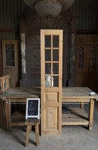 Handcrafted 8 Lite Single Glass Door - 16x80 L26