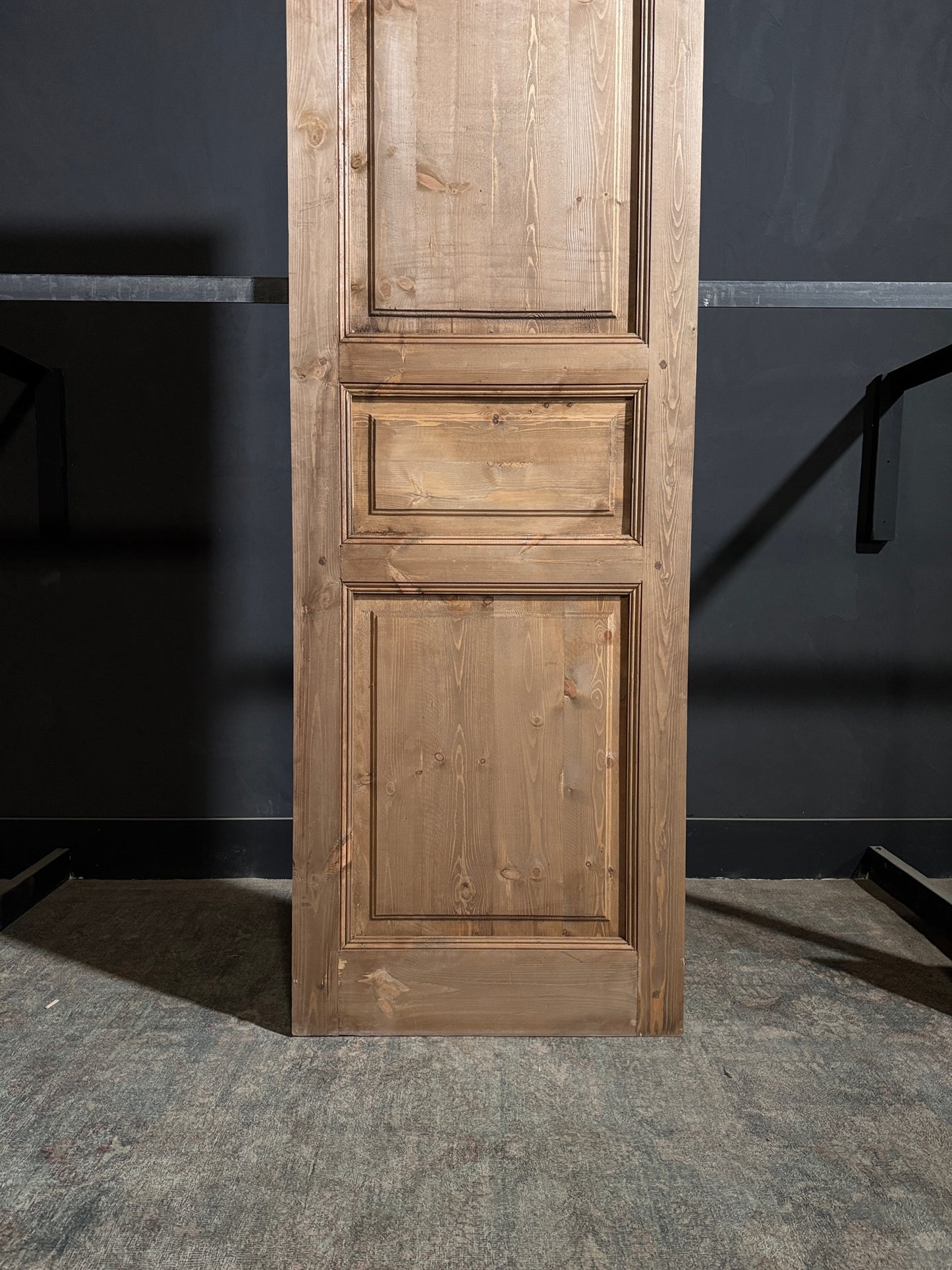 Handcrafted 3 Panel Solid Single Door - 31x96 - N227