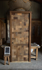 French Oak Plank Single Door - 34.5x93.5 - L445