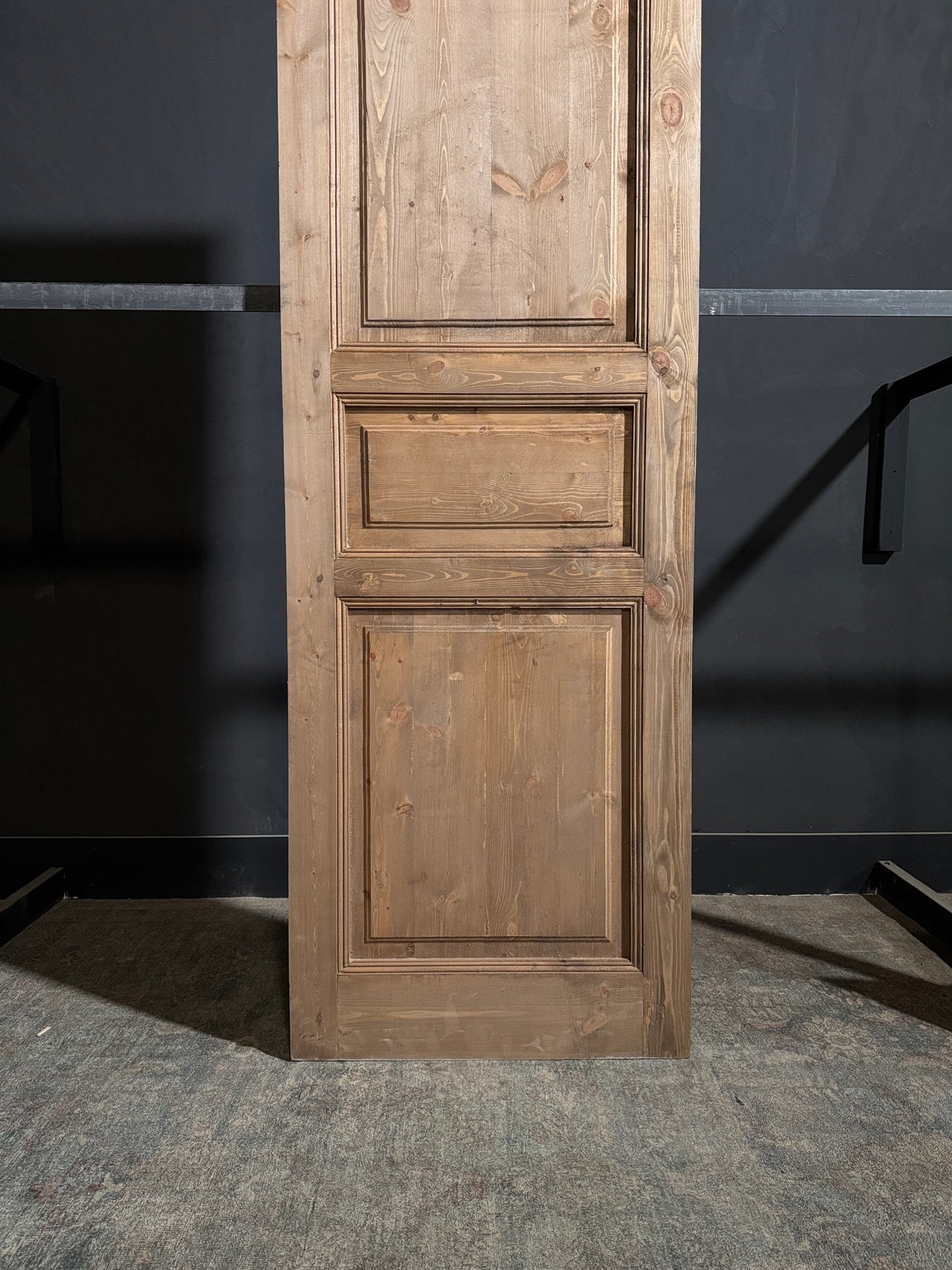 Handcrafted 3 Panel Solid Single Door - 31x96 - N227