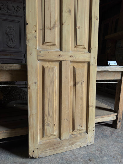 5 Panel Single Solid Antique Door - 25.25x78.25 J479
