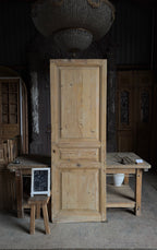 3 Panel Single Solid Antique Door - 29.5x86.5 - L171