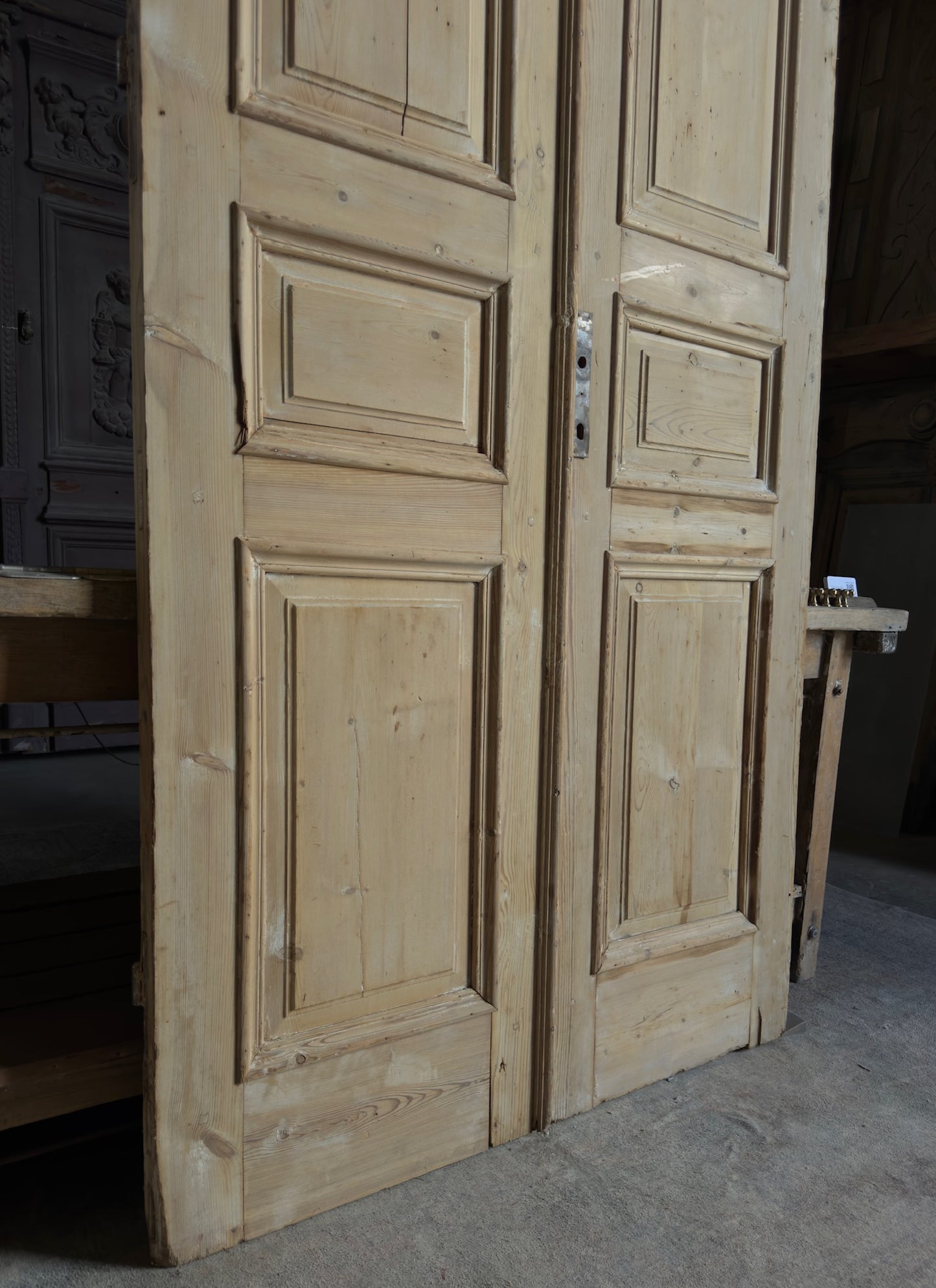 Antique 3 Panel French Doors - 45.25x102.5 - L581