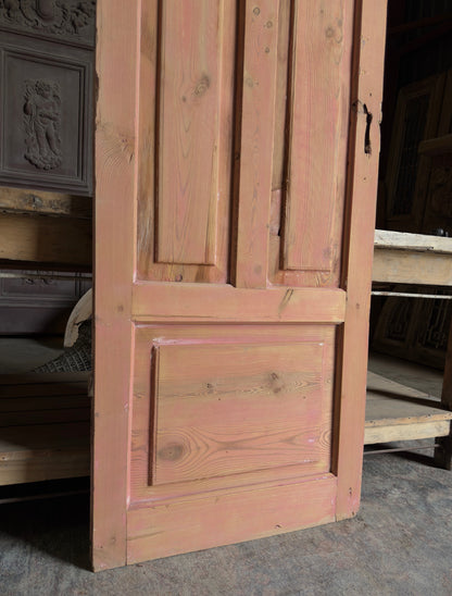 4 Panel European Antique Glass Single Door - 28.5x83 J254