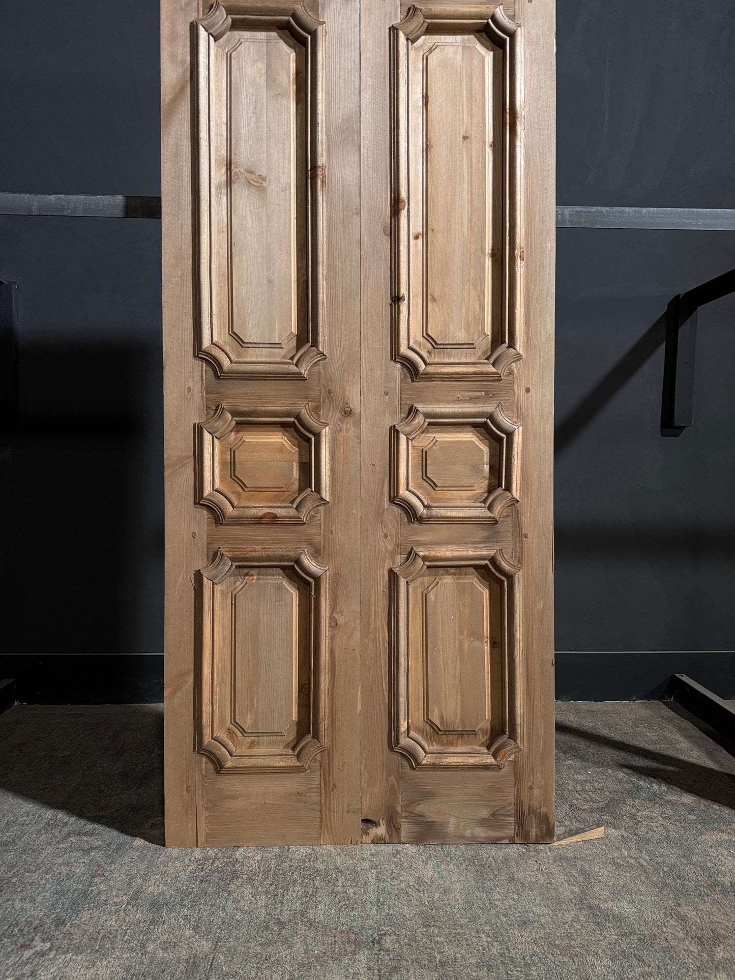 (The Edmund) Handcrafted Solid Wood French Doors - 36x80 - N171
