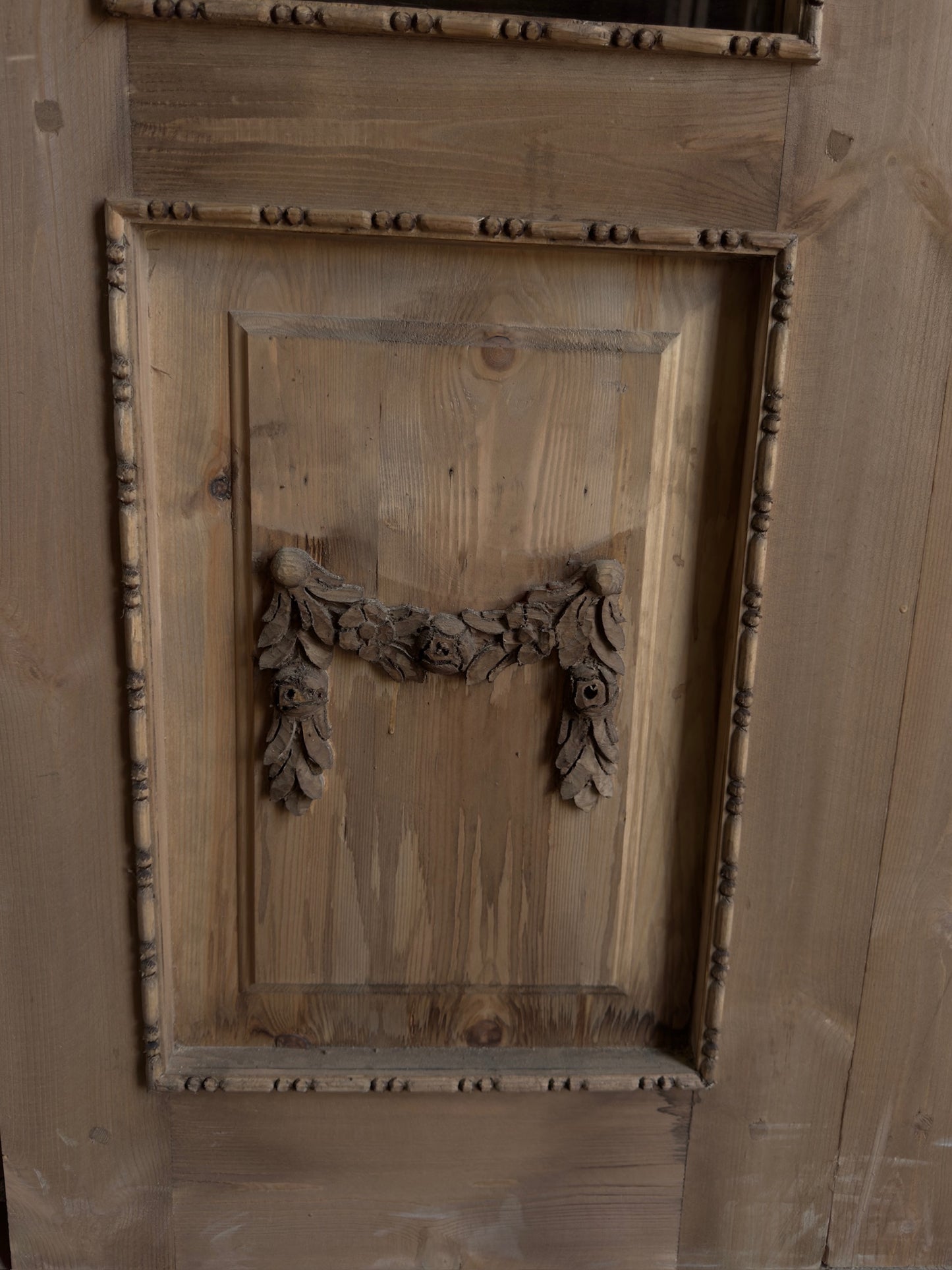 (Valencia) Handcrafted Arched Open Glass French Doors - 39.5x96 K190