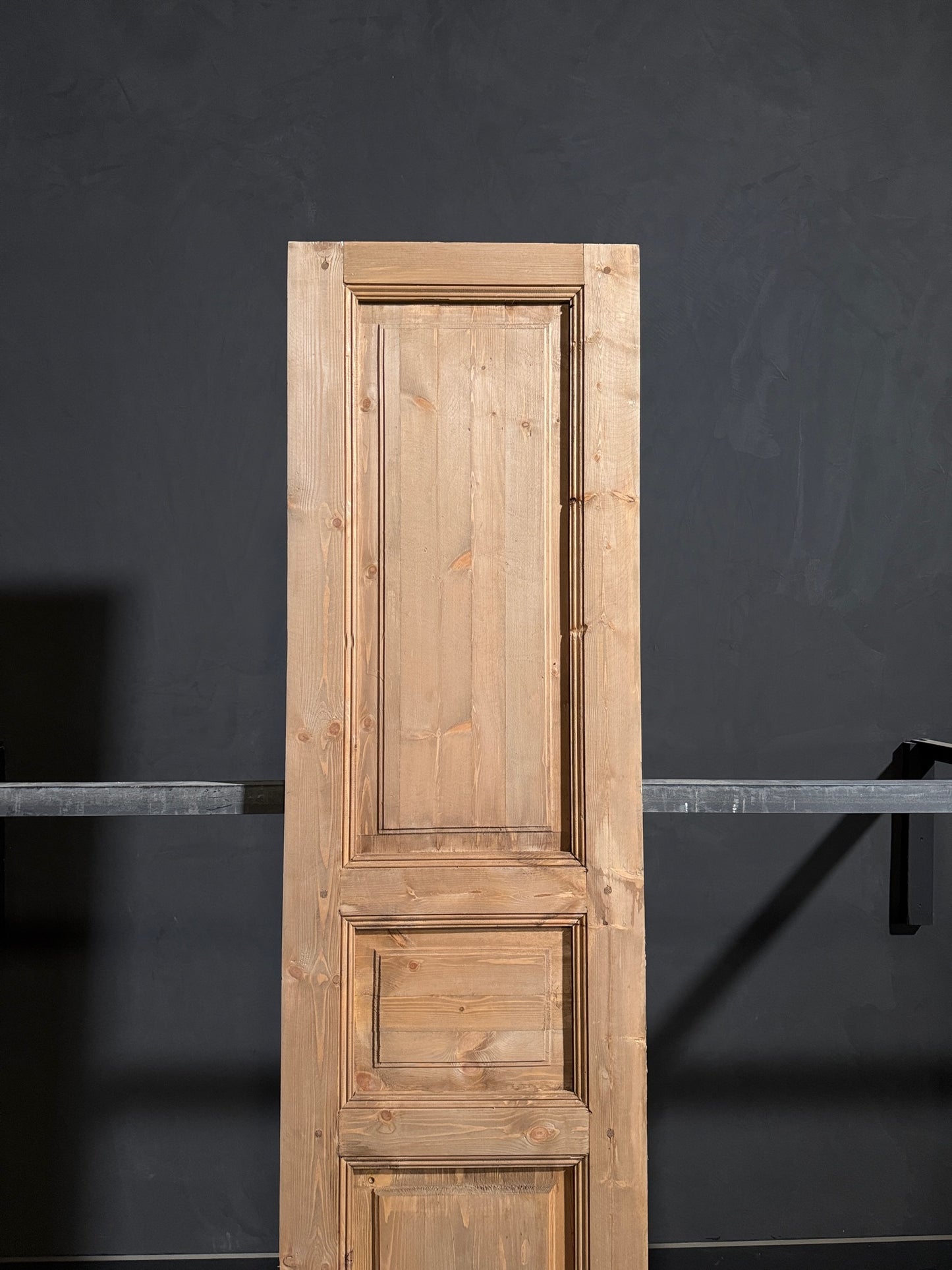Handcrafted 3 Panel Solid Single Door - 24x96 - N215