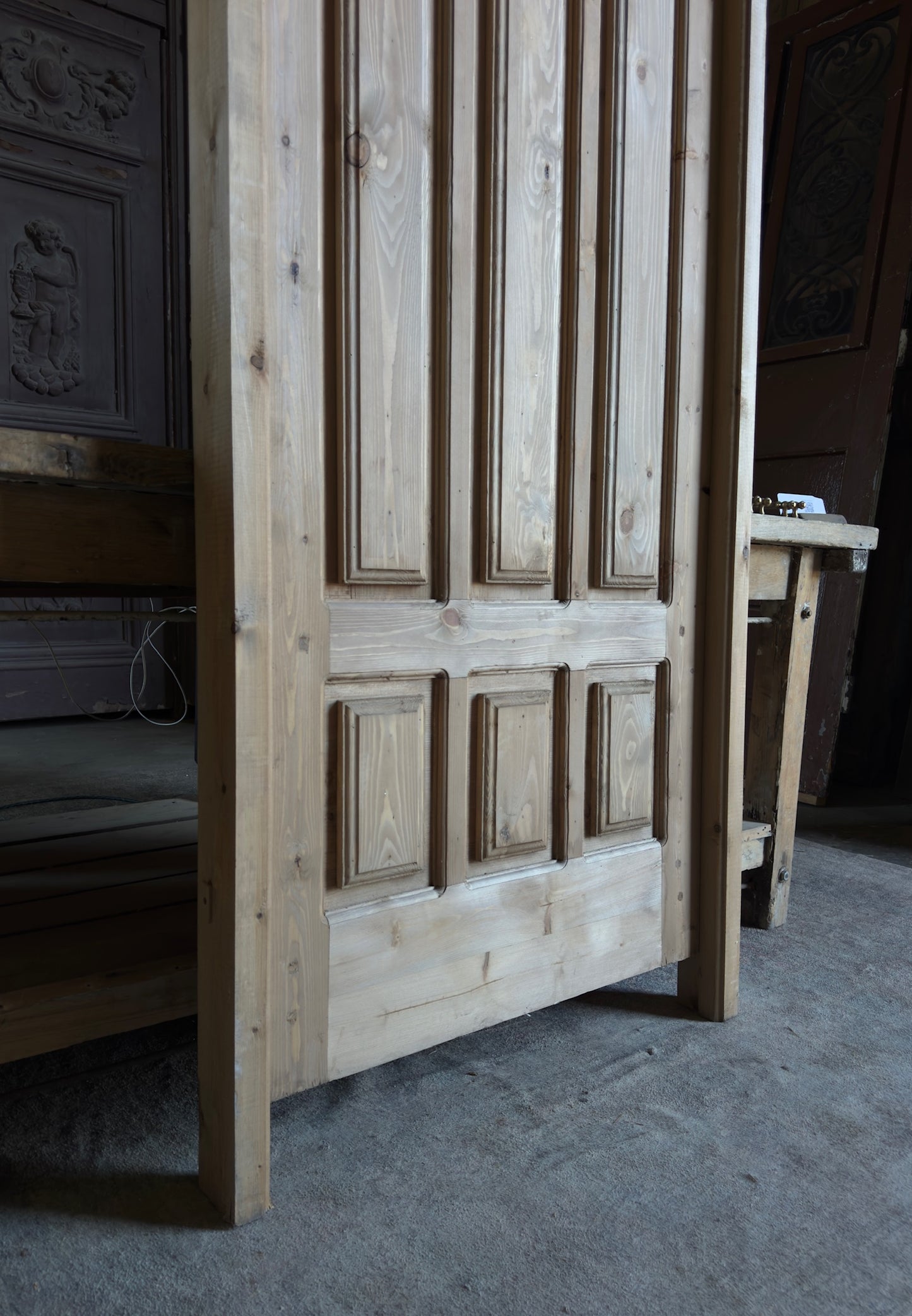 Handcrafted Gothic Arched Church Door - 30x96 L496