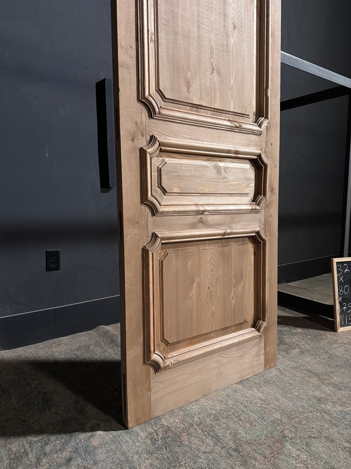 (The Edmund) Handcrafted Solid Wood Single Door - 32x80 - N152