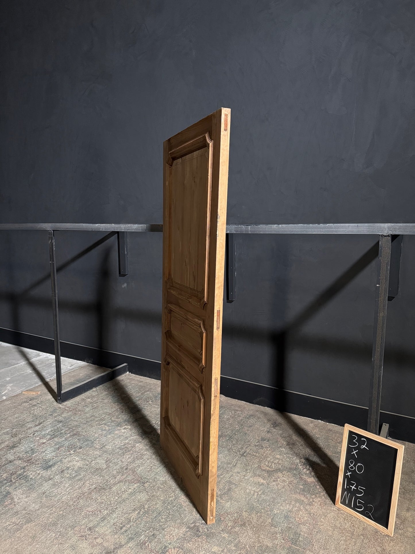 (The Edmund) Handcrafted Solid Wood Single Door - 32x80 - N152