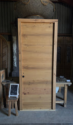 French Oak Plank Single Door - 34.5x93.5 - L452