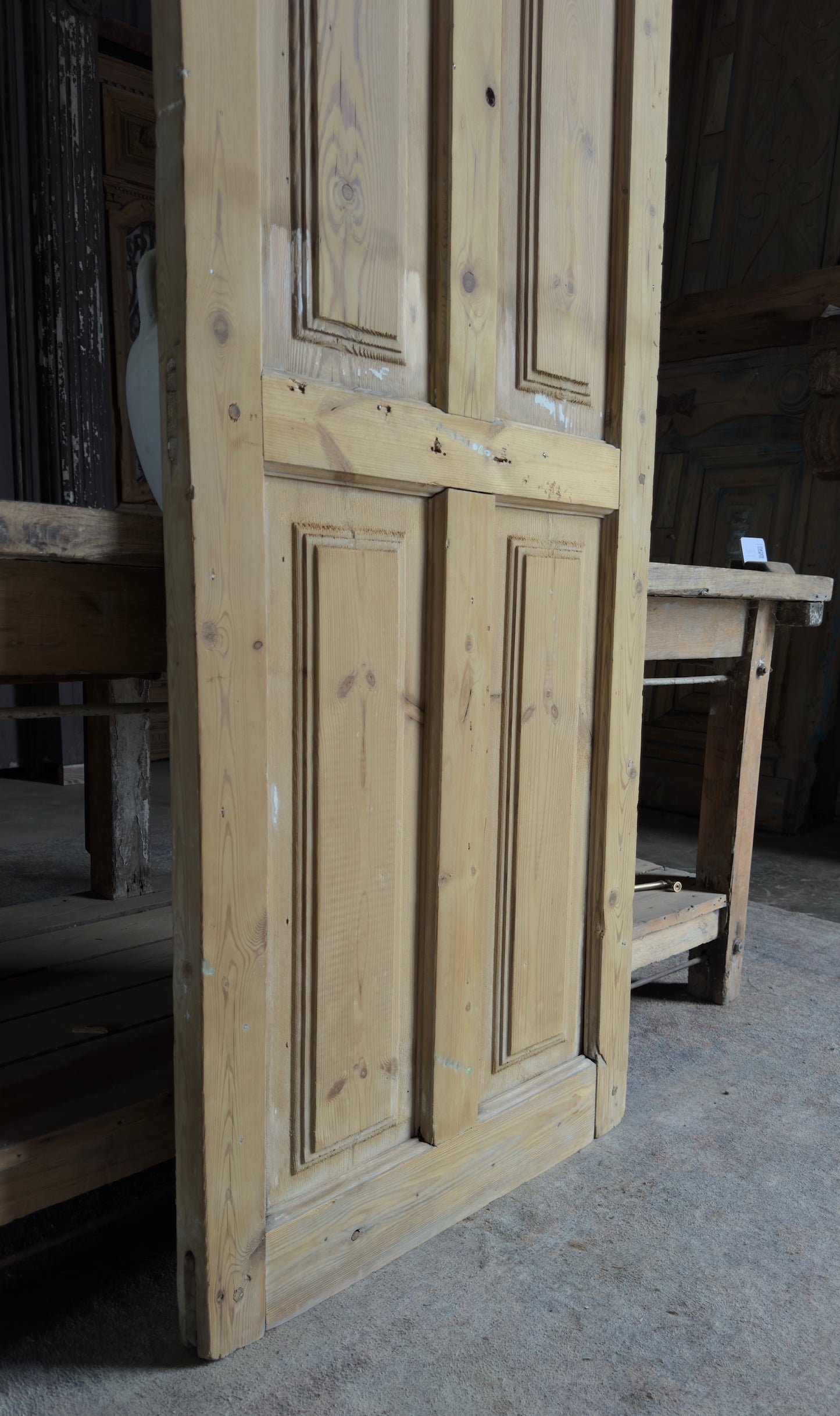 5 Panel Single Solid Antique Door - 27x79.5 K467