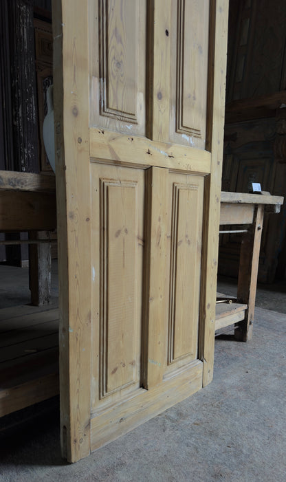 5 Panel Single Solid Antique Door - 27x79.5 K467