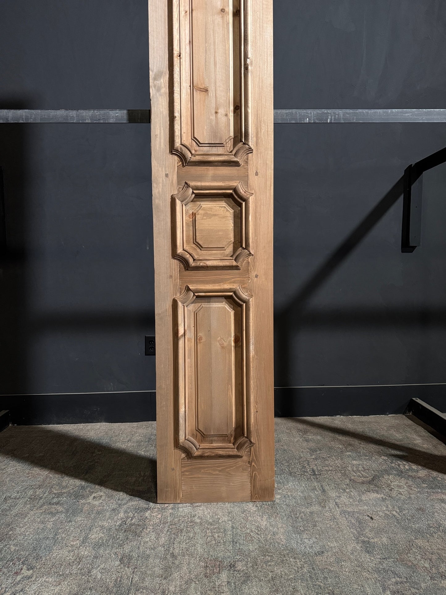 (The Edmund) Handcrafted Solid Wood Single Door - 18x96 - N223