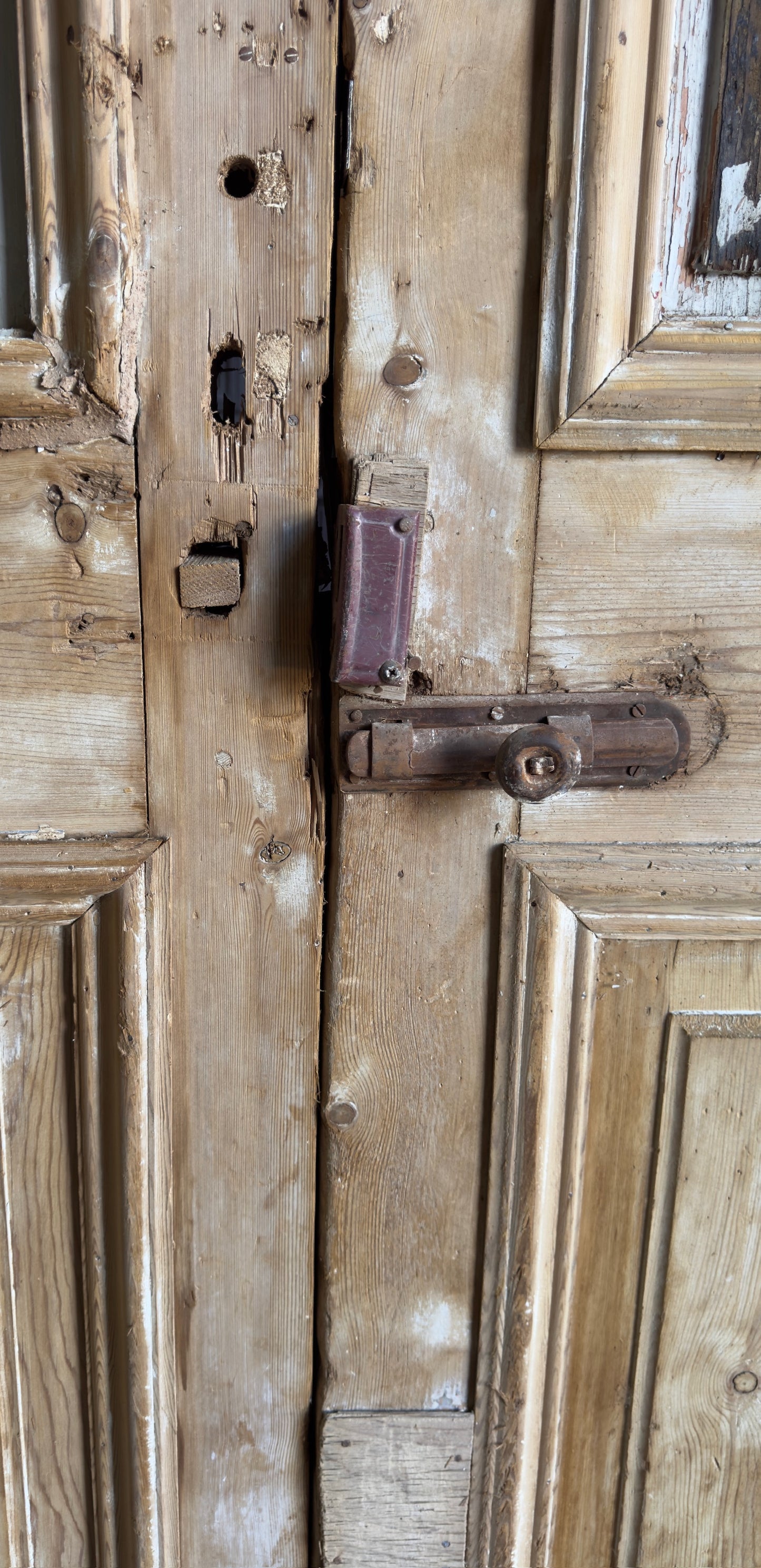 Hand Carved Solid French Doors - 45.5x106.5 - L207