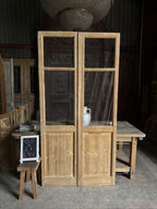Glass Antique French Doors - 43.5x87 K94