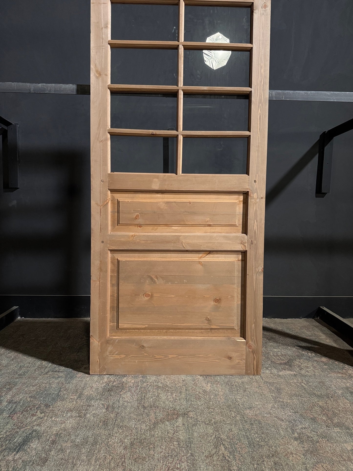 Handcrafted 8 Lite Single Glass Door - 36x80 - N188