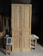 Solid French Antique Doors - 41.5x100.5 J532