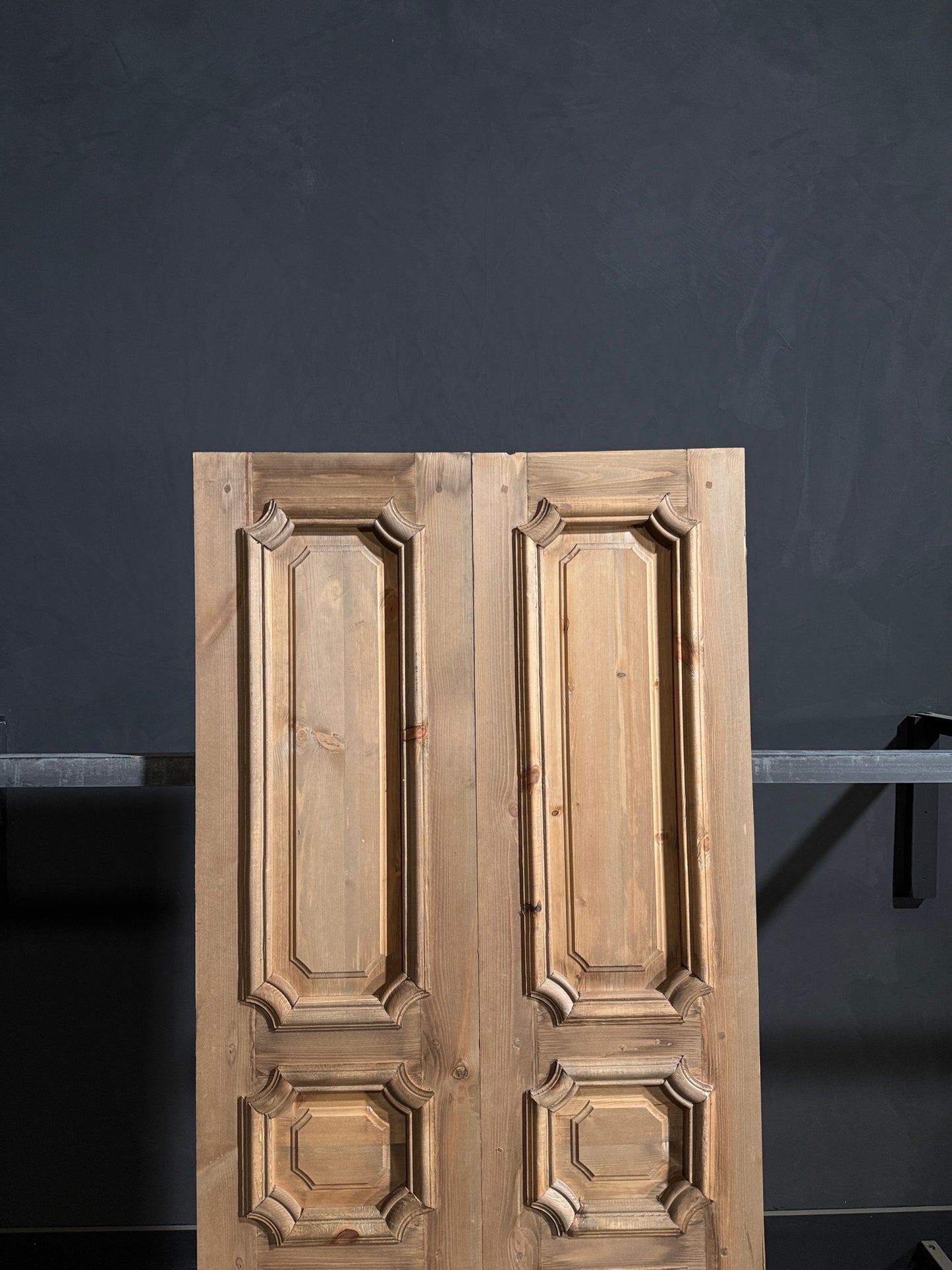 (The Edmund) Handcrafted Solid Wood French Doors - 36x80 - N171