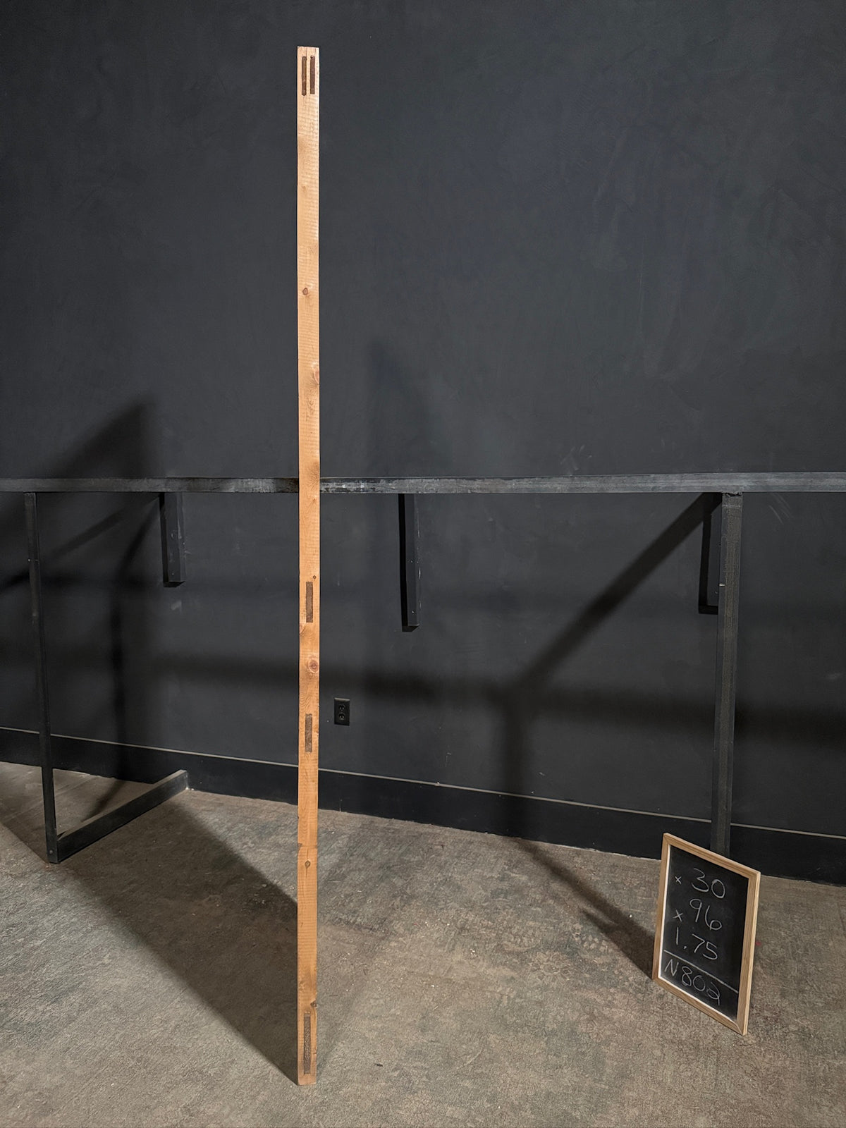 Handcrafted 8 Lite Single Glass Door - 30x96 N802