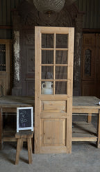 Handcrafted 8 Lite Single Glass Door - 24x80 L4