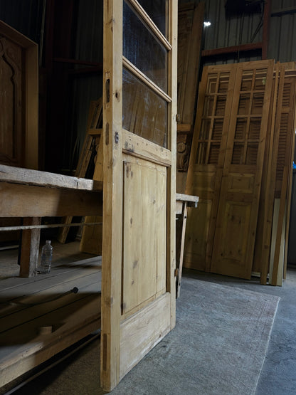 4 Lite Antique Glass Single Door - 27.5x90 - L63