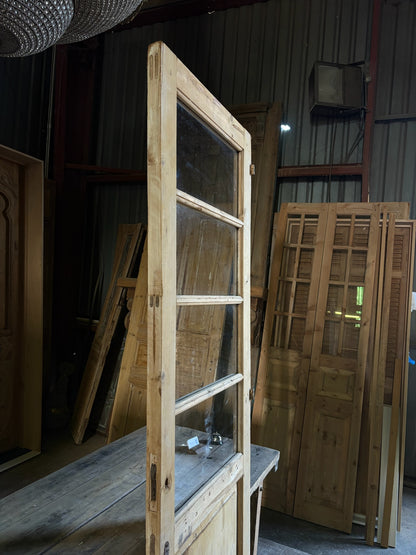 4 Lite Antique Glass Single Door - 27.5x90 - L63