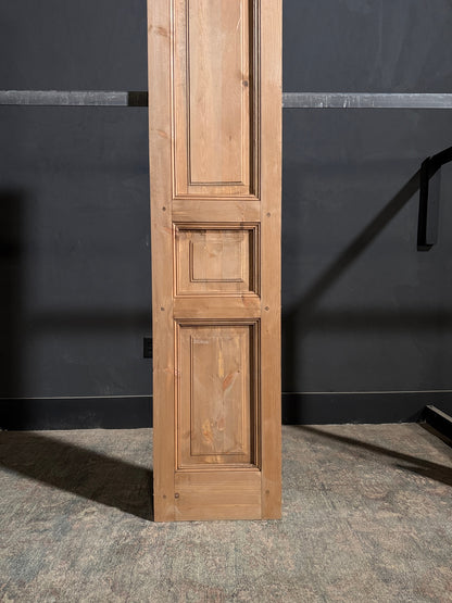 Handcrafted 3 Panel Solid Single Door - 18x80 - N197