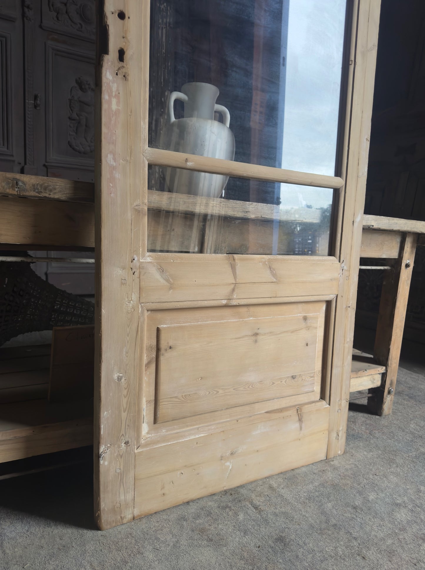 5 Lite Antique Glass Single Door - 32x97.5 K102