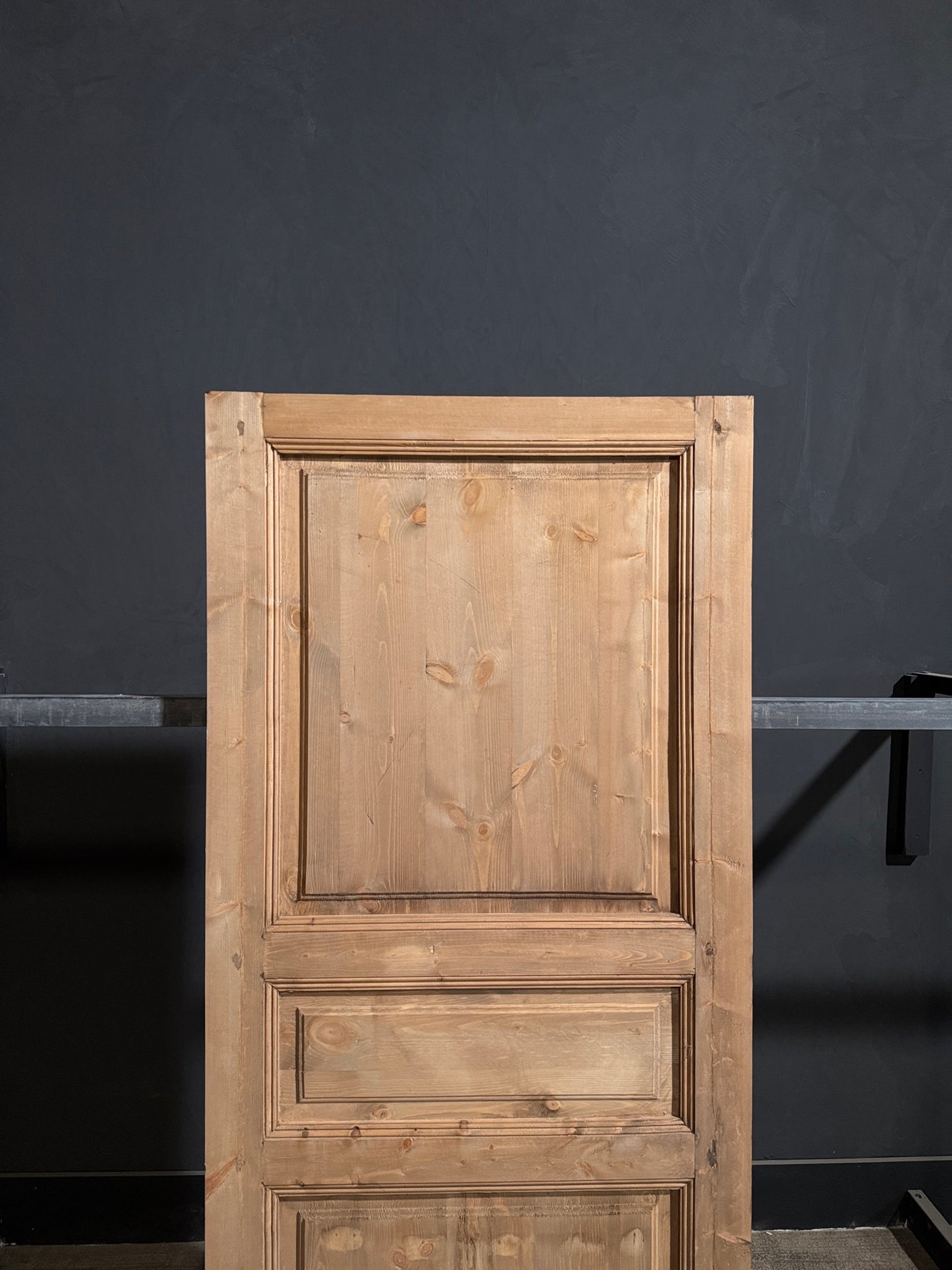 Handcrafted 3 Panel Solid Single Door - 36x80 N225