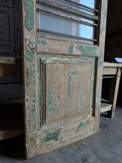Horizontal Pattern Antique Iron Single Door - 32x92.25 J89