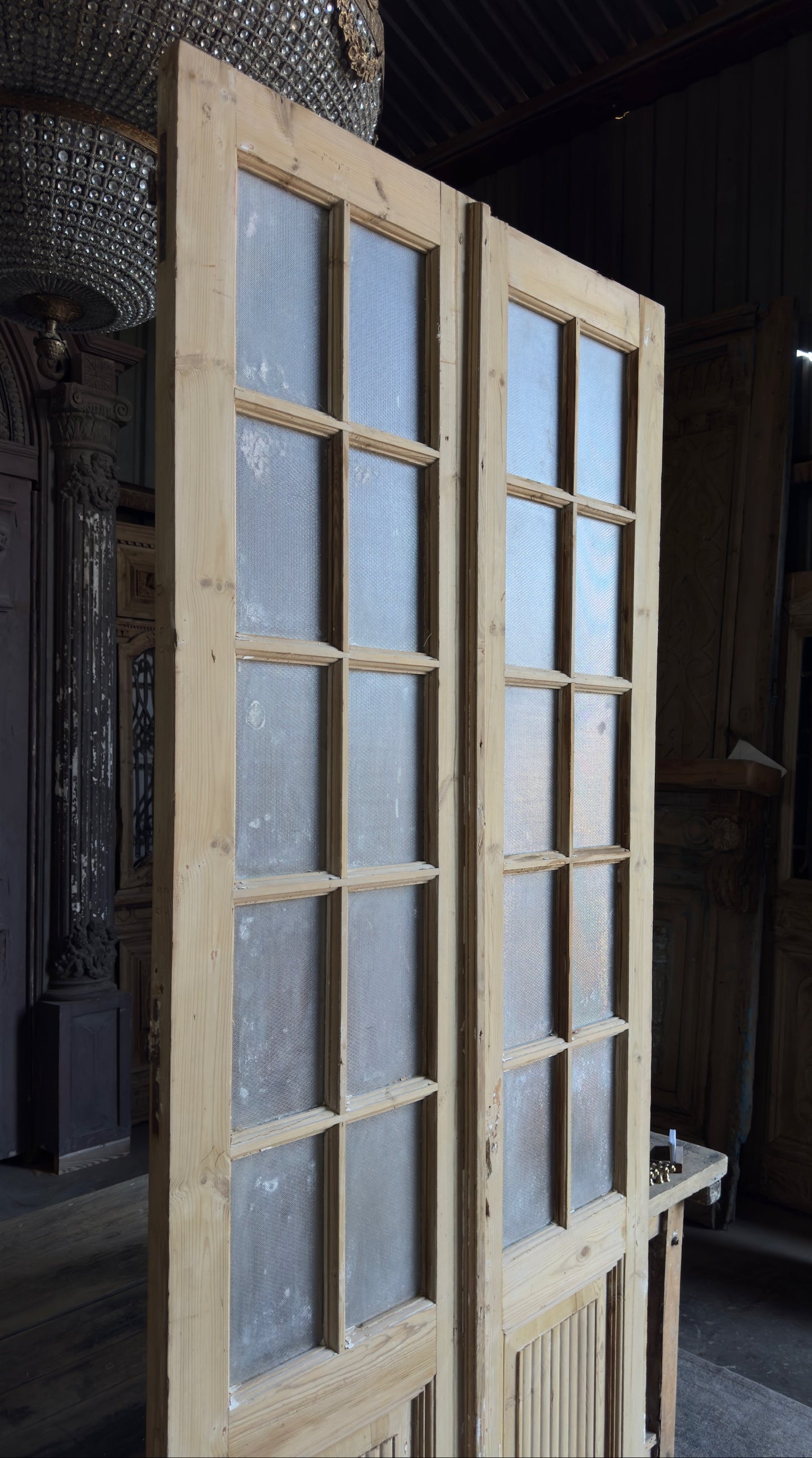 10 Lite Antique French Doors - 40x99 - L119