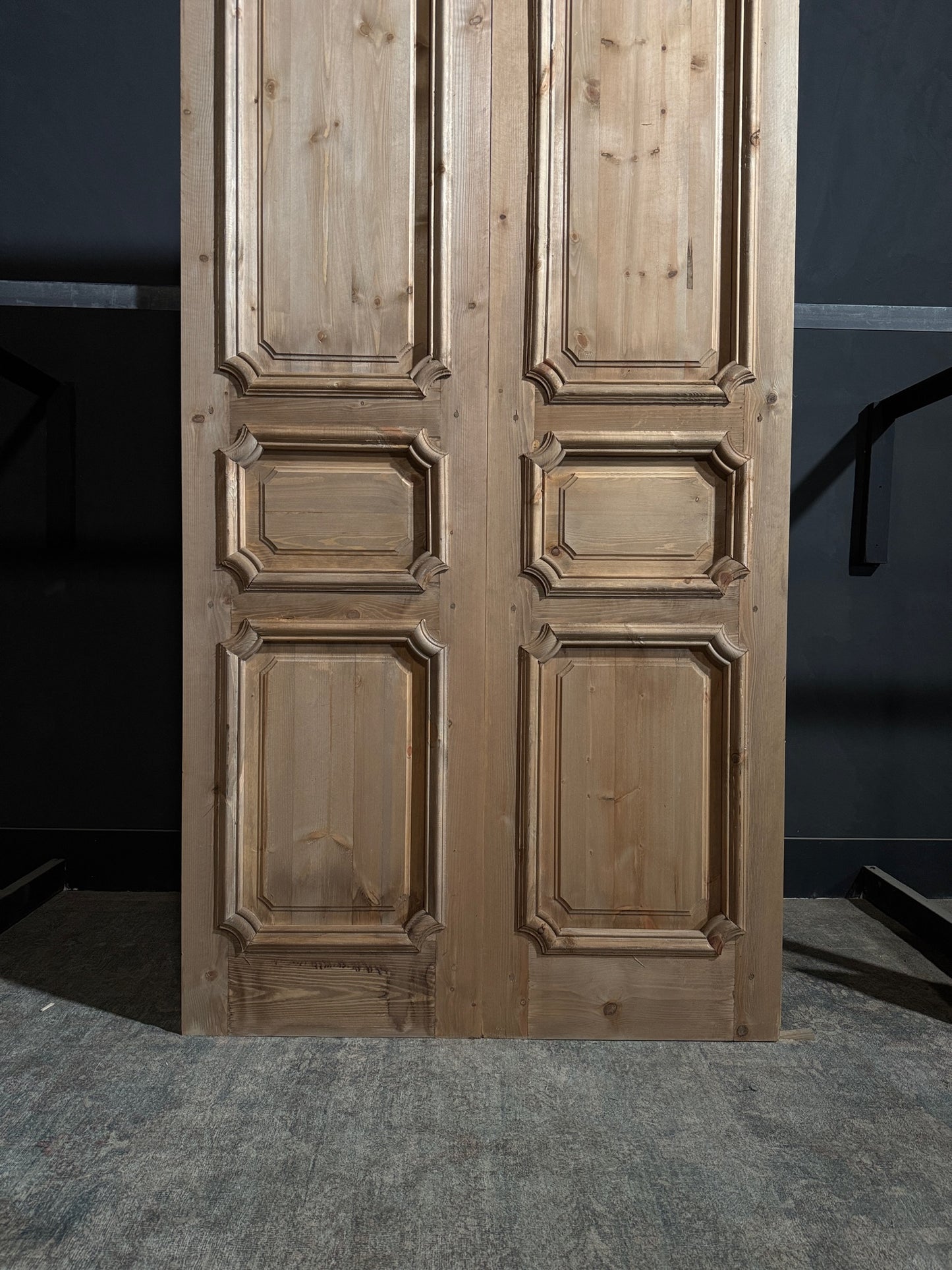 (The Edmund) Handcrafted Solid Wood French Doors - 48x96 - N232