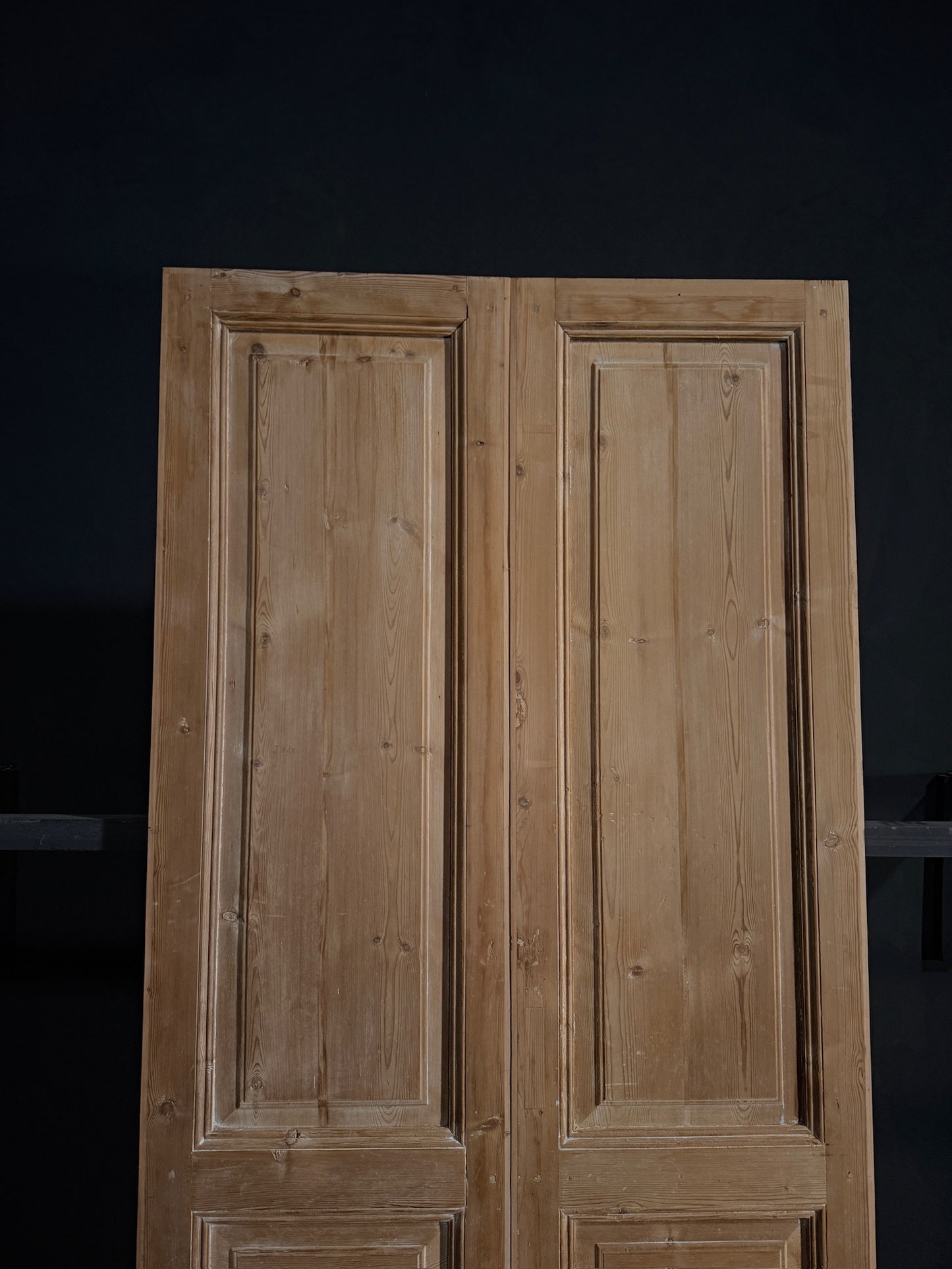 Antique 3 Panel Double Doors - 45x96 - N01