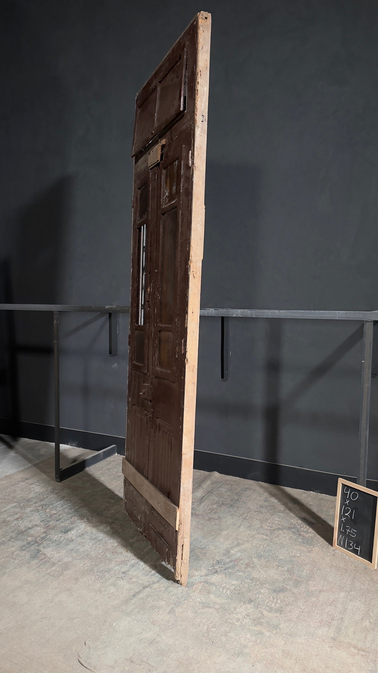 Antique Iron French Doors - 40x121 - N134