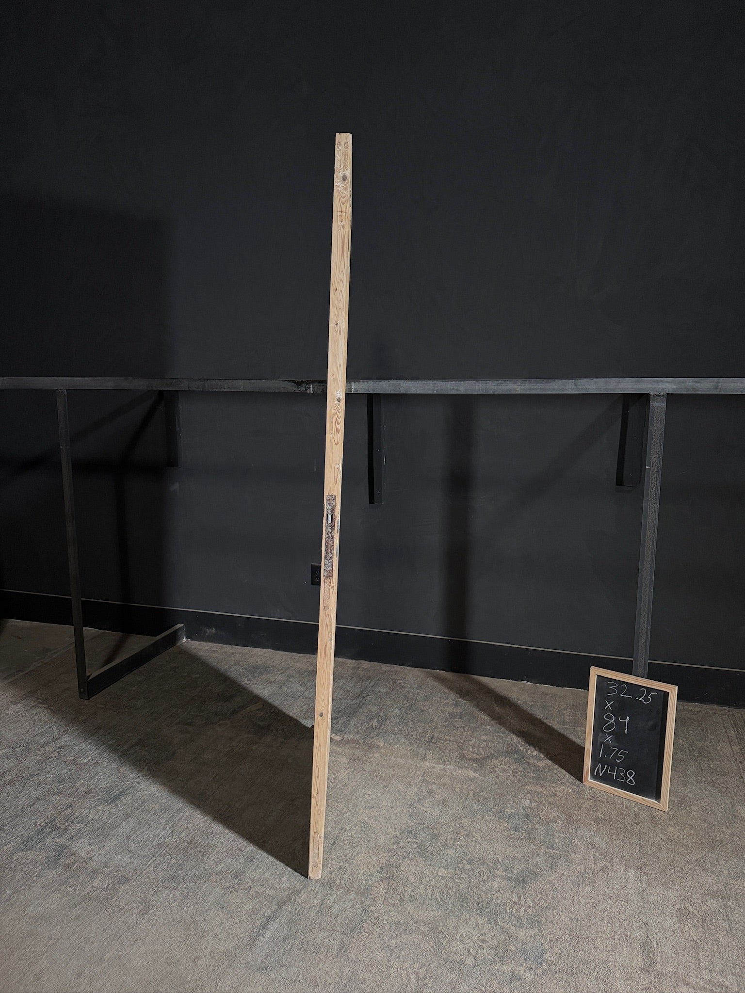 Antique Obscured Glass Single Door - 32.25x84 - N438