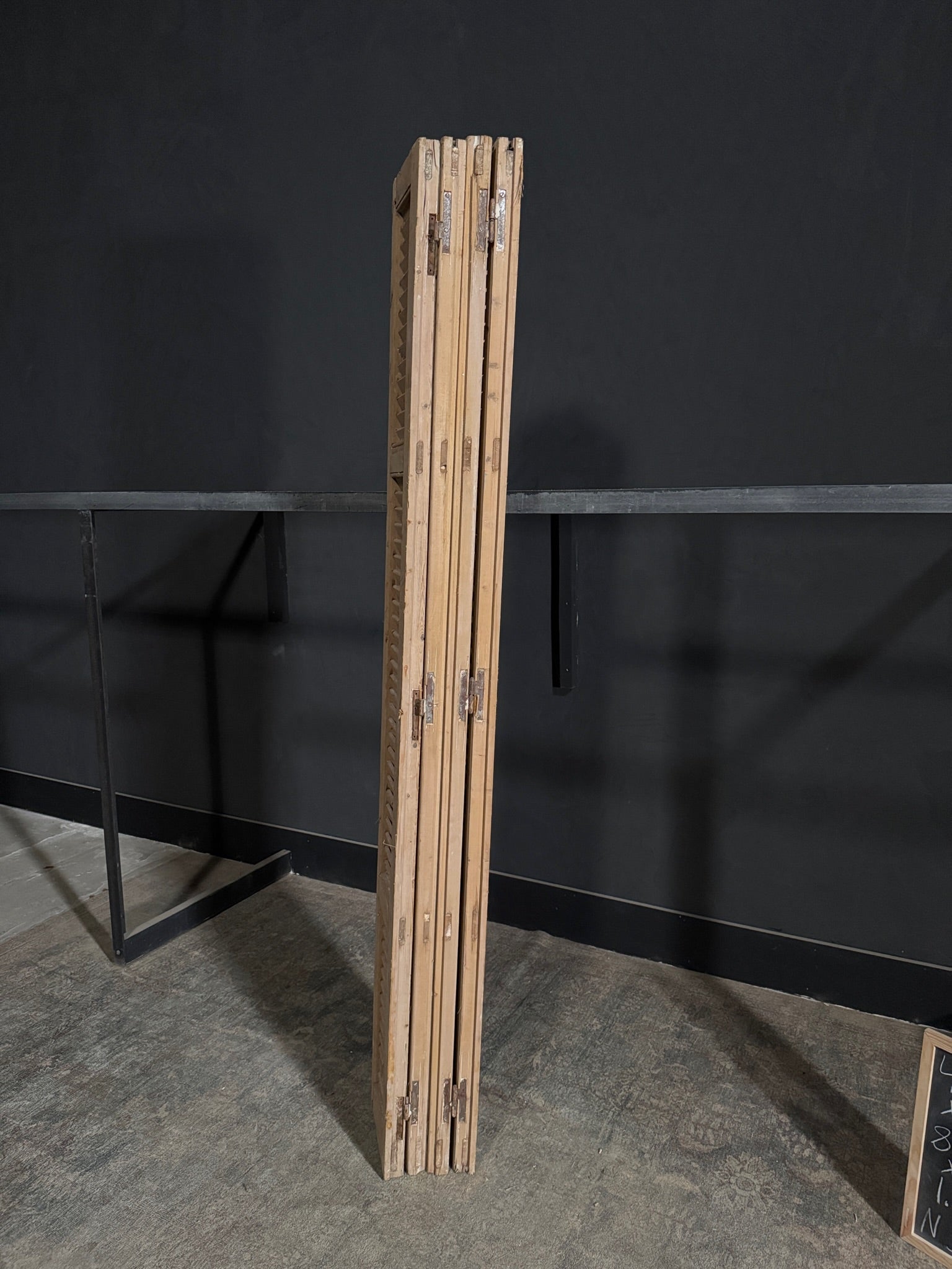 Antique Louvered Bi-Fold Doors - 45x85 - N307