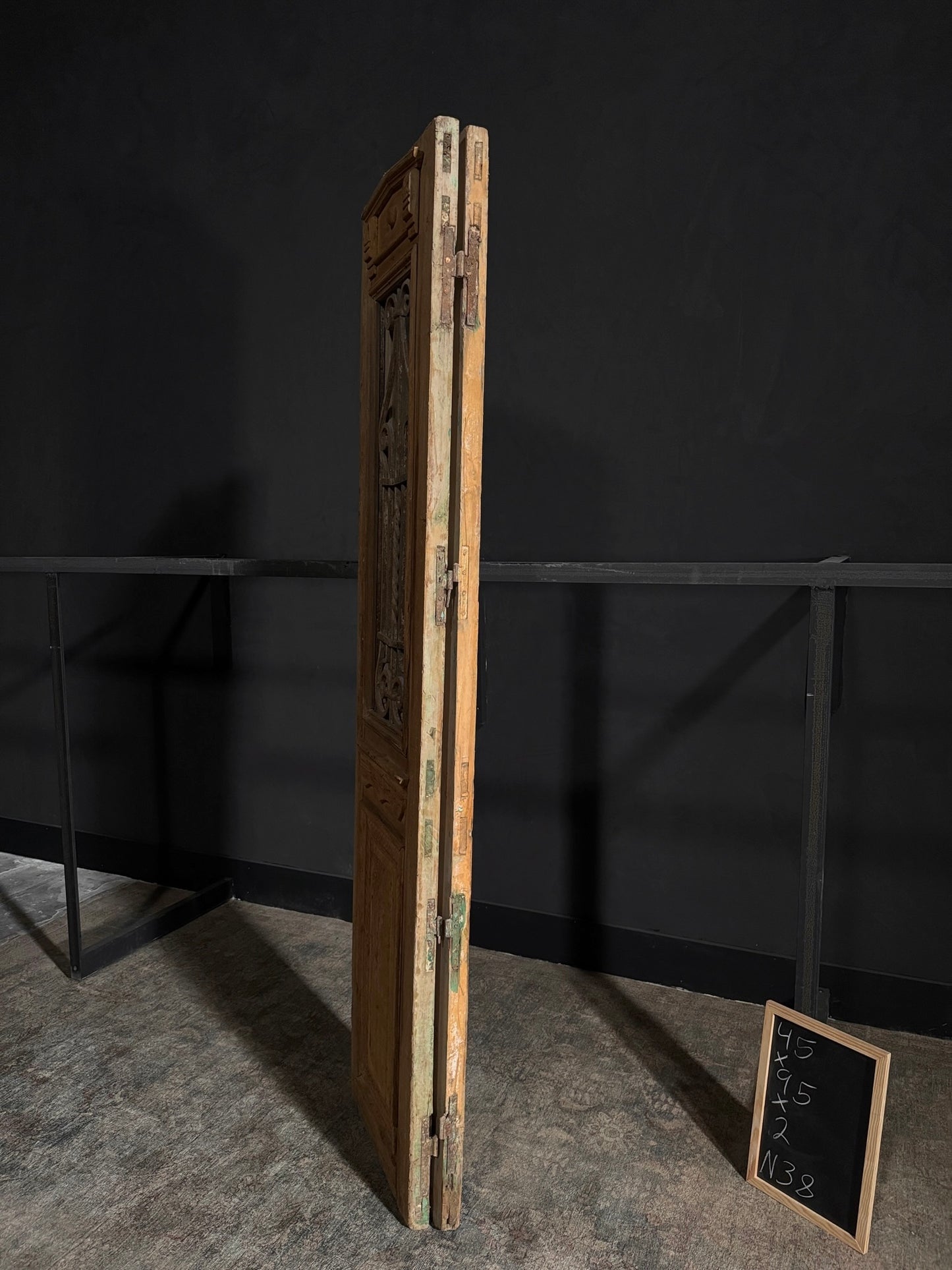 Antique Iron French Doors - 43x95 - N38