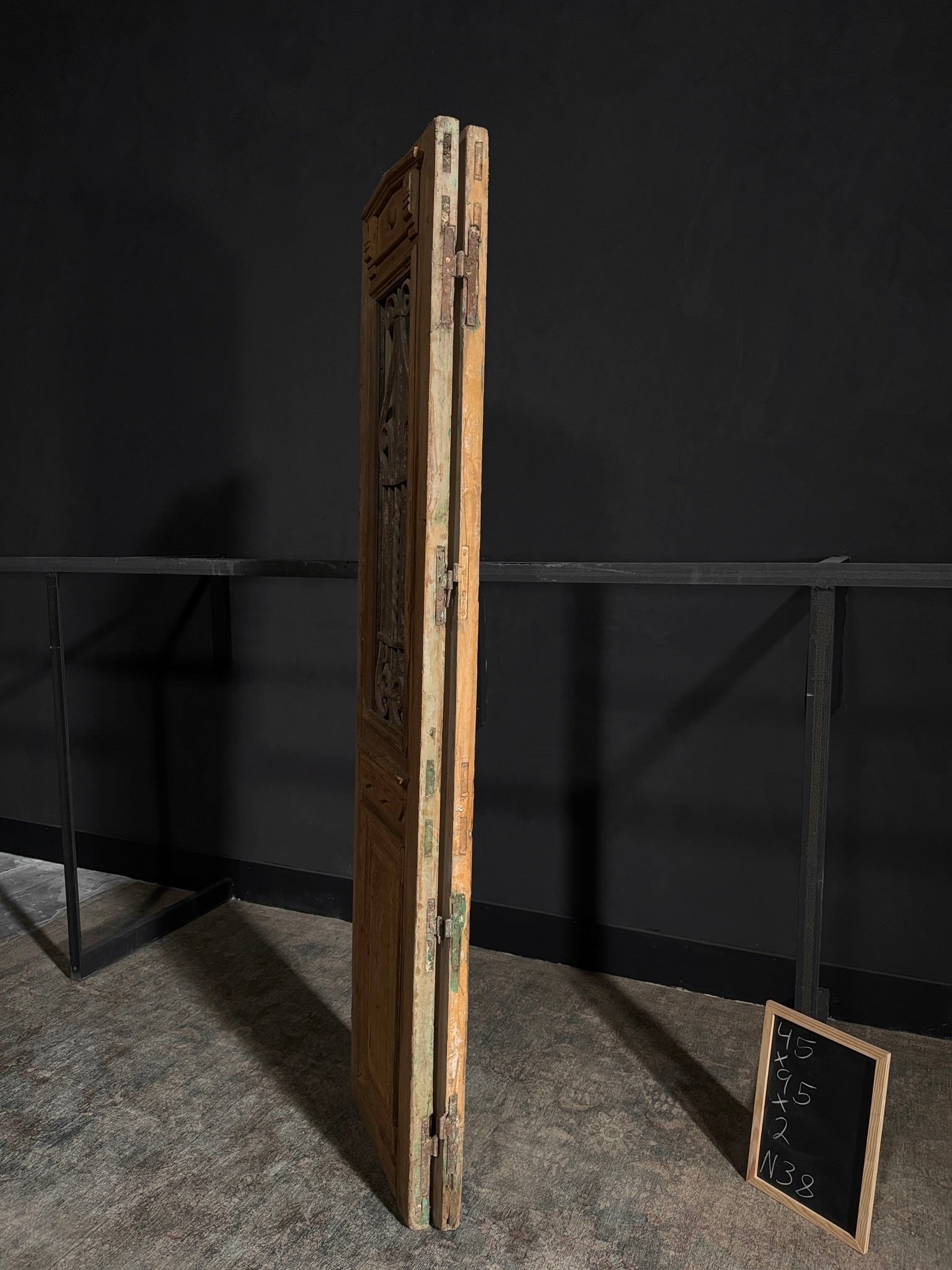 Antique Iron French Doors - 43x95 - N38