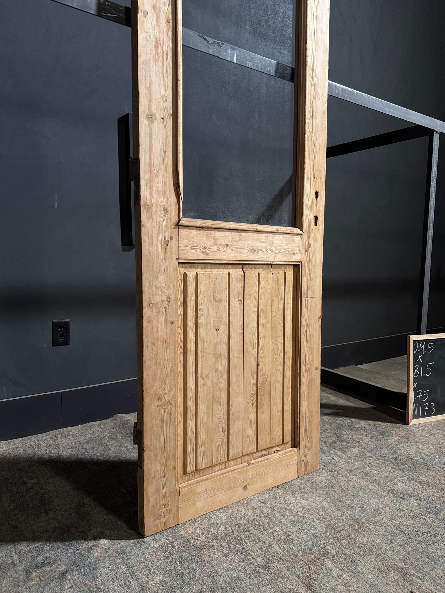 Antique Glass 1 Lite Single Door - 29.5x81.5 - N173