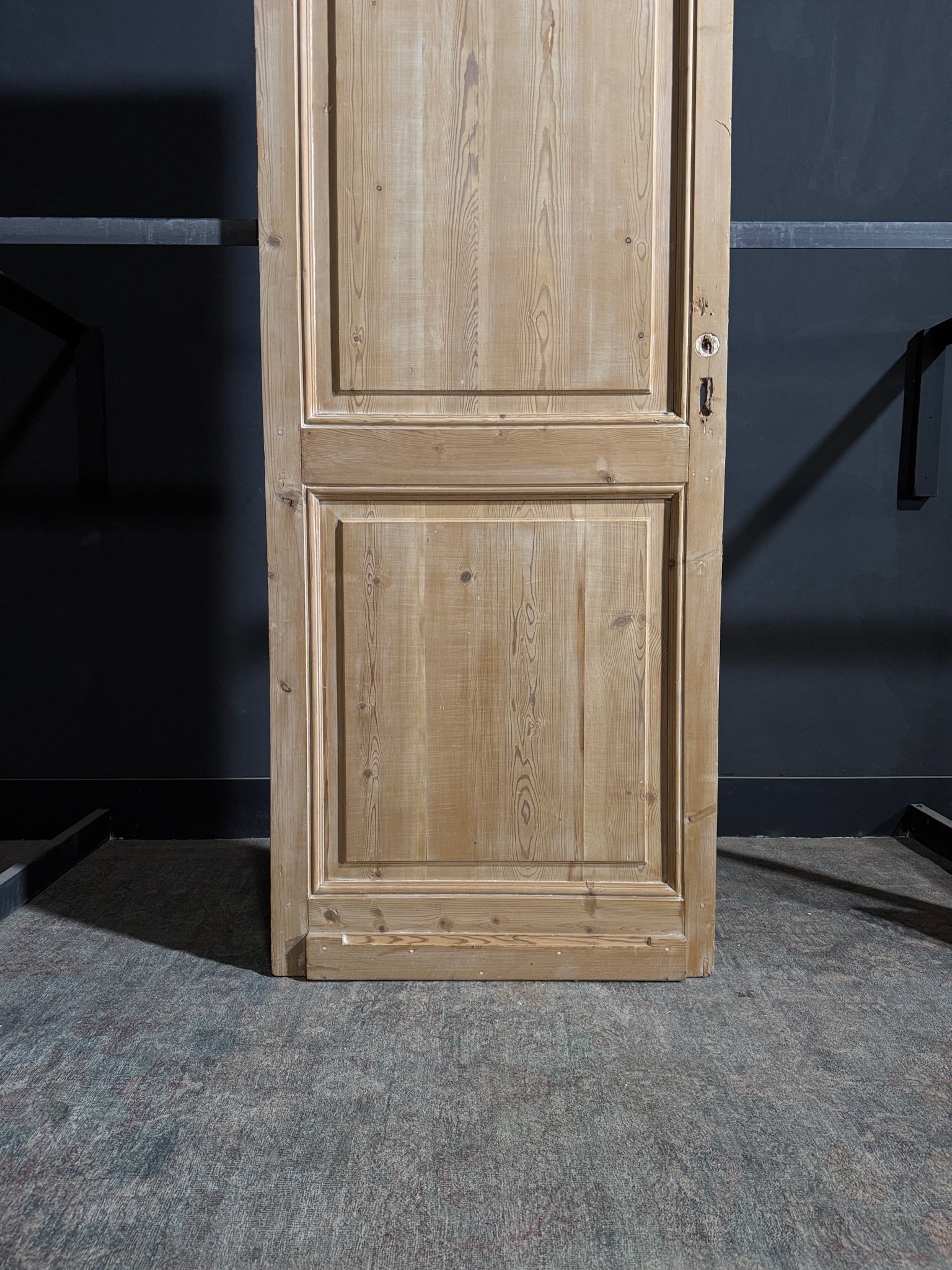Antique 2 Panel Solid Single Door - 36x103.5 - N163