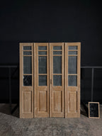 Antique 4 Lite Bi-Fold Glass Doors - 70x86.5 - N11