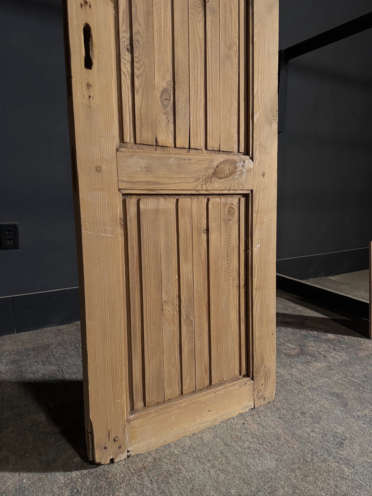 Antique Fluted 2 Panel Single Door - 23.75x79.75 - N452