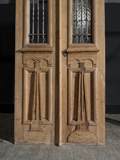 Antique Iron French Doors - 36x88.5 - N410